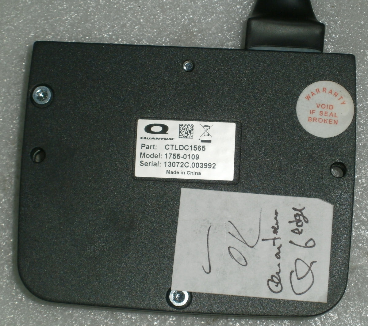 4 LIGHTS AND CONTROL CTLDC1565 AND CABLES FROM QUANTUM 6 EDGE WHEELCHAIR