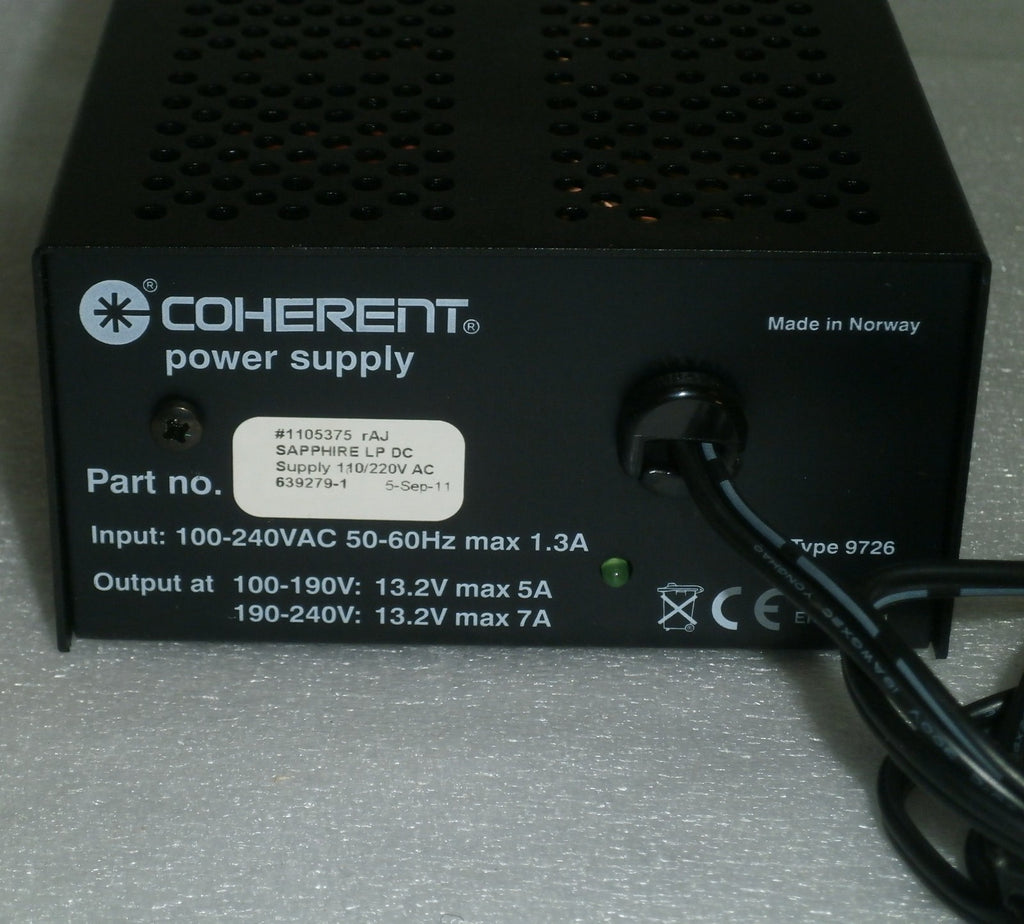 A7154 COHERENT POWER SUPPLY LPDC 1105375 RAJ MADE IN GERMANY WITH BOARD AS PHOTO