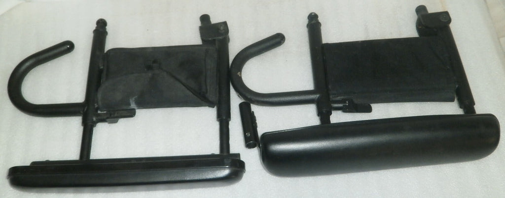 PAIR OF WHEELCHAIR ARM REST MOUNTS FOR QUANTUM EDGE 2.0