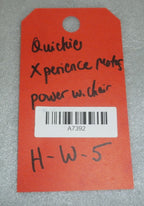 QUICKIE XPERIENCE WHEELCHAIR MOTORS SRG0410 R00038-R-RH/M-LH R00037-R-LH/M-RH