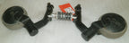 SET OF 2 QUANTUM Q6 EDGE CASTERS WITH FRAME AND ABSORBER GOOD AS PICTURES