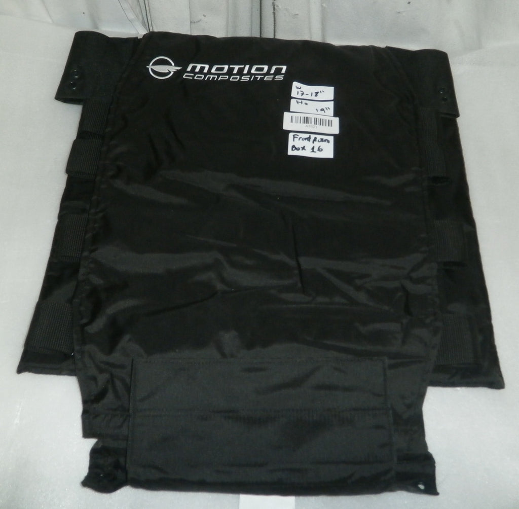 Motion Wheelchair Fabric Adjust Back cover Upholstery Size 17-18" Good Condition