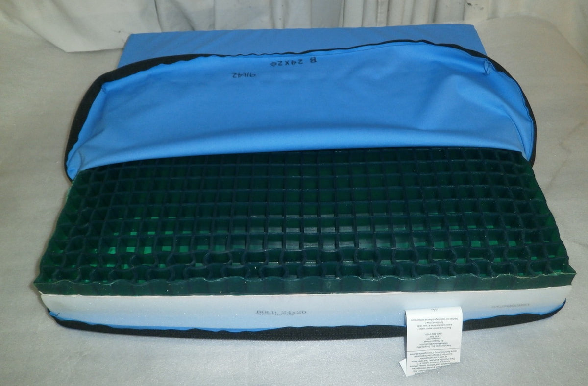Special Size Wheelchair Cushion BLA-GB02420 Size 24x20" W/Cover Good Condition