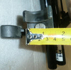SET OF 2 WHEELCHAIR FOOT REST FRAMES DIMENSION AS PHOTO