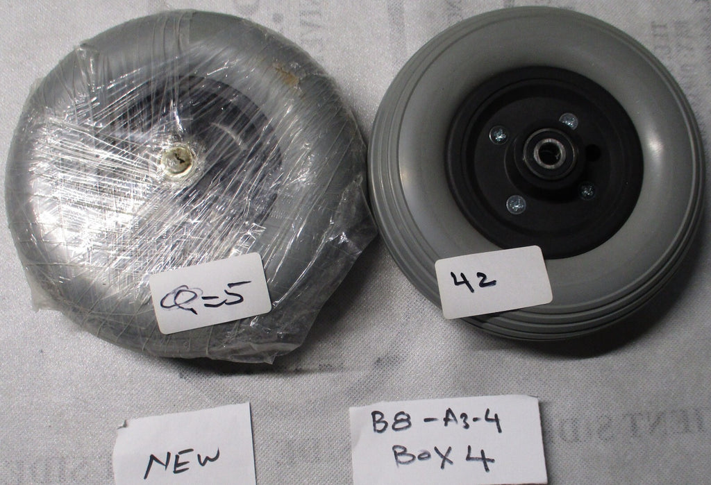 SET OF 2 PRIDE WHEELS WHLASMB1112 WHEEL ASSY CASTER 200 X 50, W608ZZ BEARING SLE