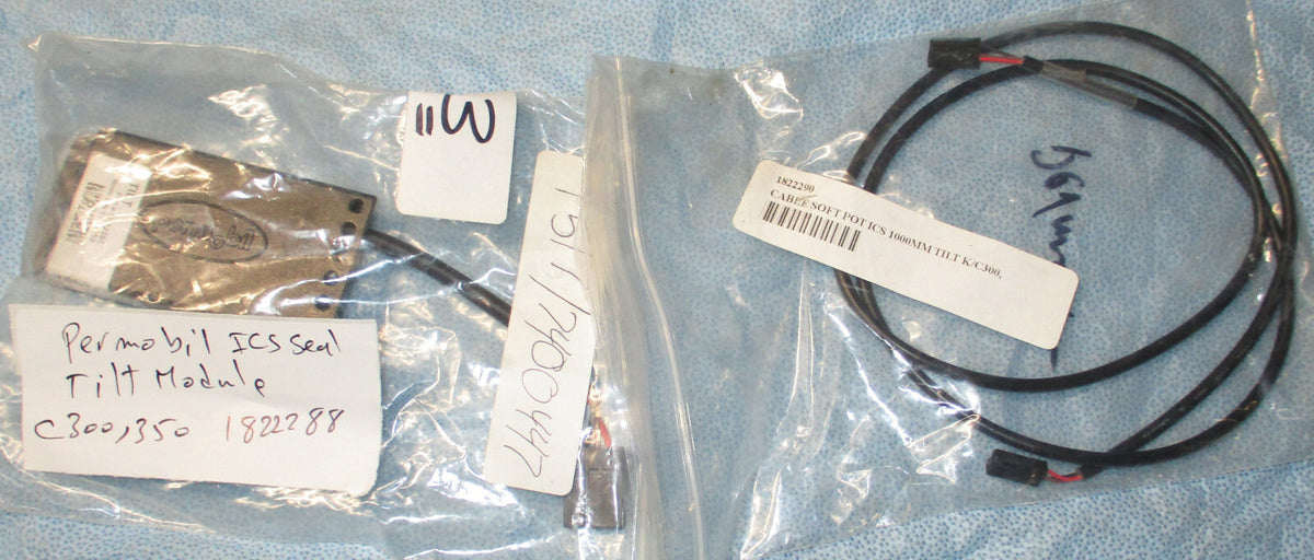 PERMOBIL SEAL TILT Module 1822288, CABLE SOFT POT ICS 1000MM K/C-300