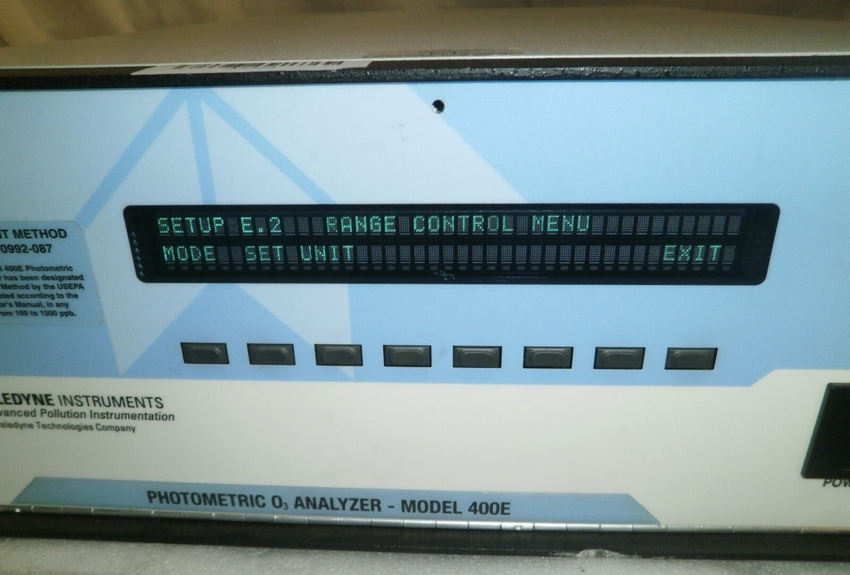 Teledyne Instruments 400E O3 Analyzer Part Number 042000000