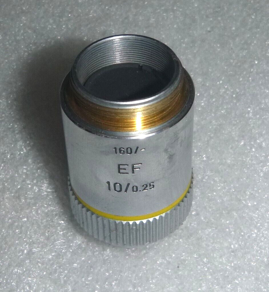 Microscope lens Leitz Wetzlar Germany 519760 160/- EF 10/0.25