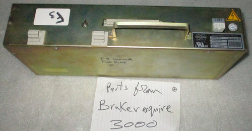 BRUKER GEMINI MPS 20558.00167 (08-030-34-8 )POWER SUPPLY USED AS PICTURES