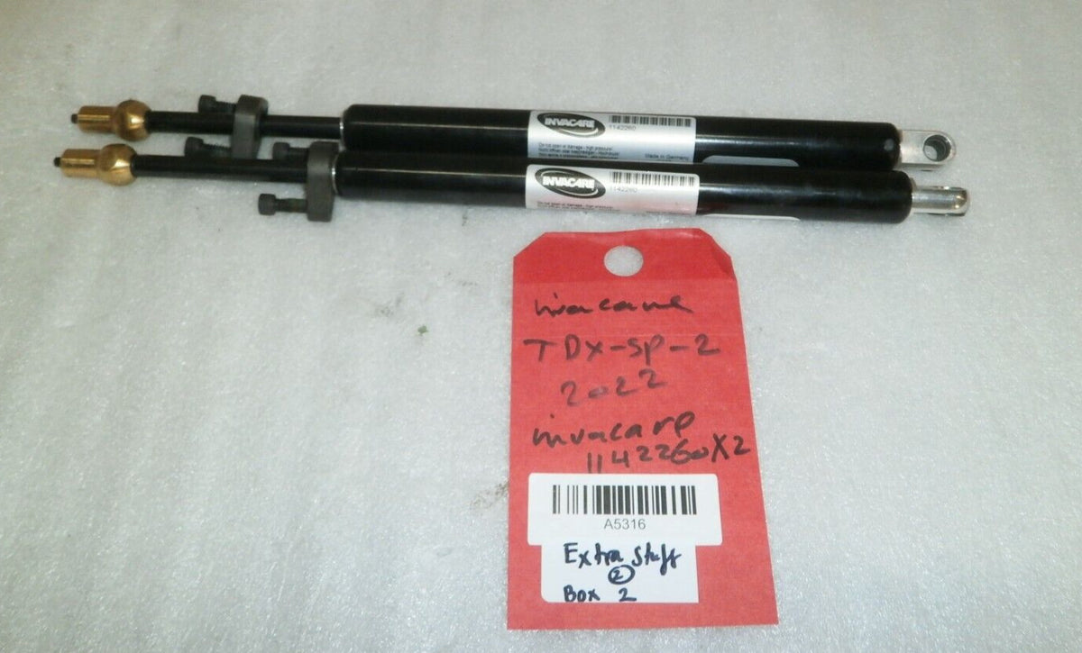 Set of 2 Invacare Cylinder Gas Shocks TDX SPII 2022 Wheelchair with ID 1142260