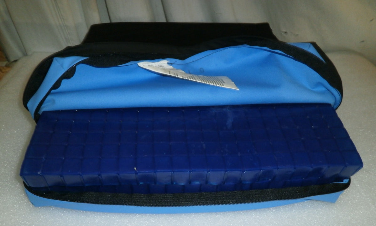 blake geo-matrx gold wheelchair cushion w=16 and d-18 inch very good CONDITION