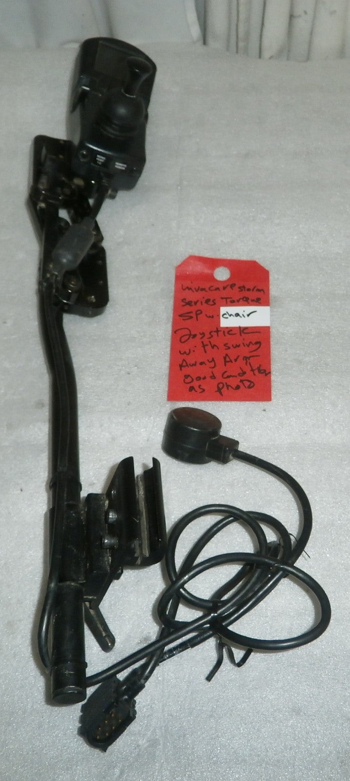 INVACARE STORM -TDX WHEELCHAIR JOYSTICK MK6-MPJC-1164361 WITH SWING AWAY ARM V.
