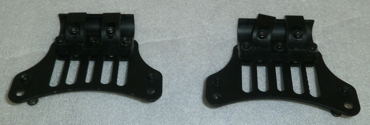SET OF WHEELCHAIR BACK SUPPORT BRACKET
