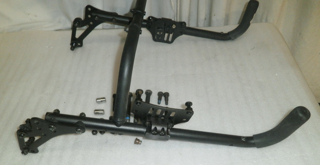 ADJUSTABLE BACK PARTS W/ BOLTS FROM QUANTUM QM-710 POWER WHEELCHAIR AS PHOTO