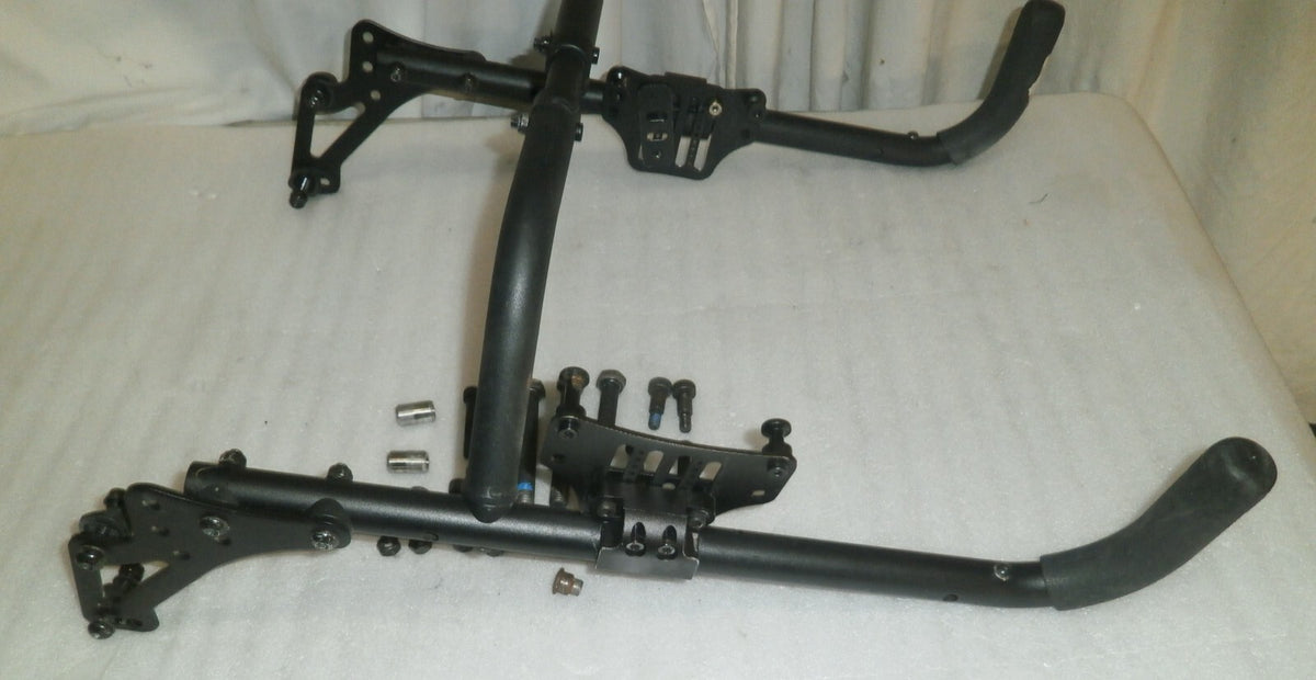 ADJUSTABLE BACK PARTS W/ BOLTS FROM QUANTUM QM-710 POWER WHEELCHAIR AS PHOTO