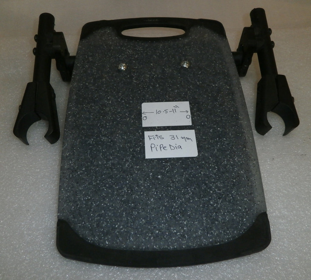 CLICK MANUAL WHEELCHAIR FOOTREST FITS PIPE 31MM DIA GOOD CONDITION