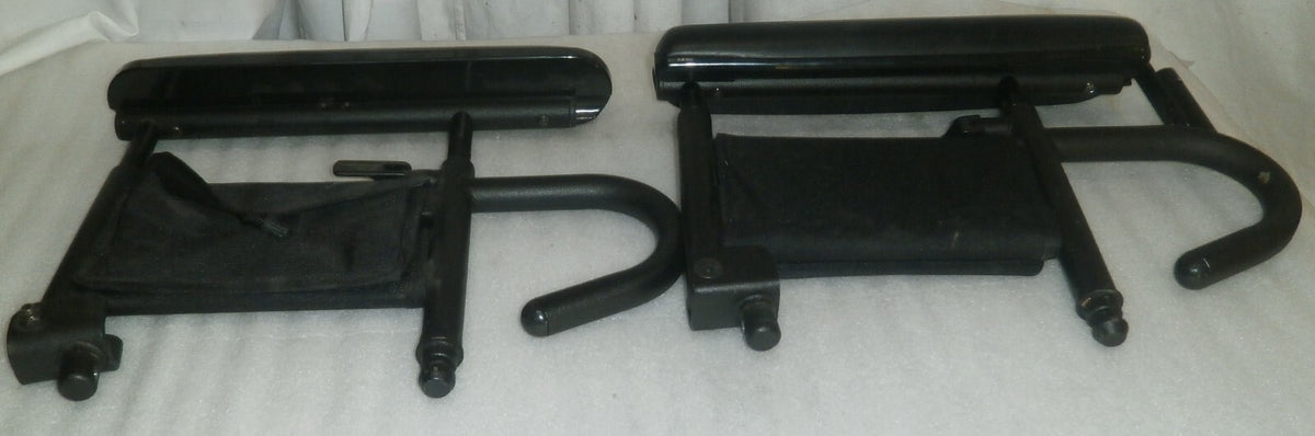 PAIR OF WHEELCHAIR ARM REST MOUNTS FOR QUANTUM EDGE 2.0