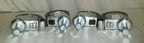 LOT OF 4 CAREFUSION WHEEL CASTERS VERY GOOD CONDITION