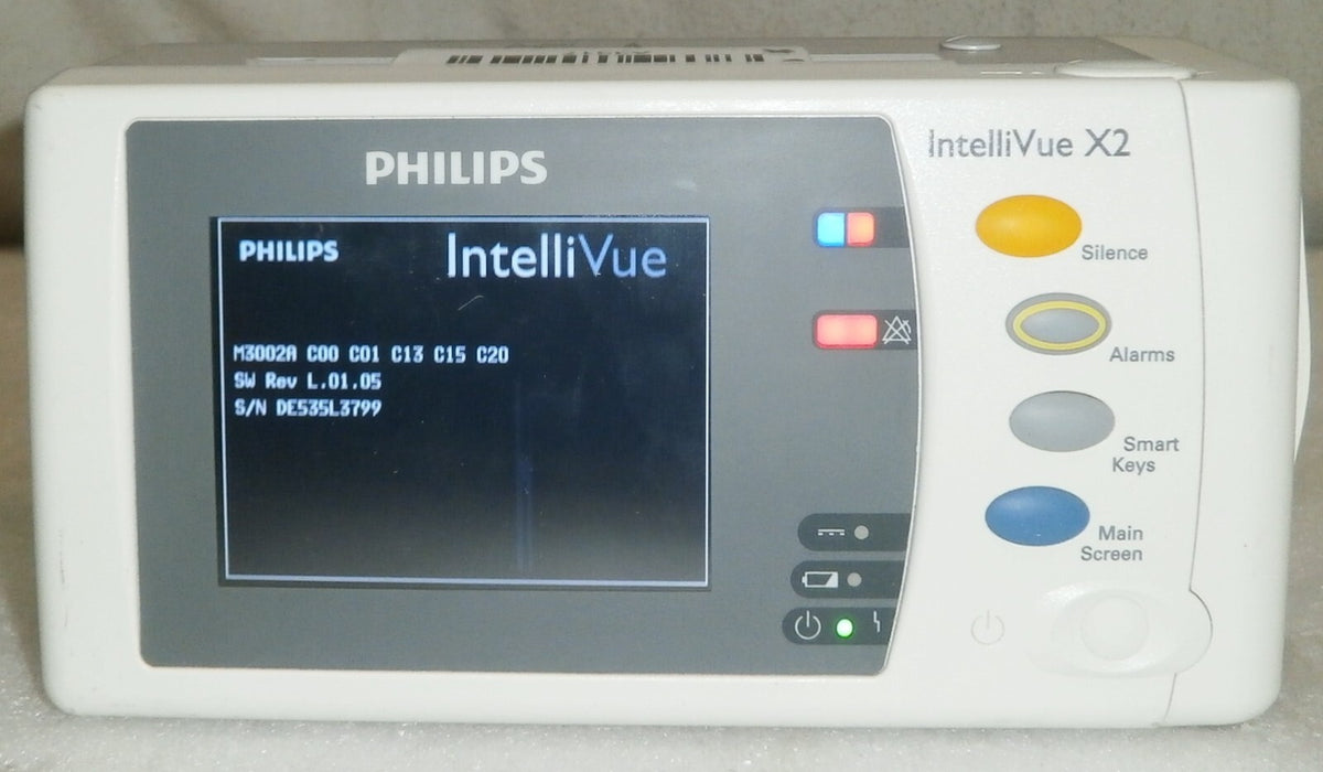 Philips IntelliVue Intelli Vue X2 Vital Sign Patient Monitor M3002A Rev L