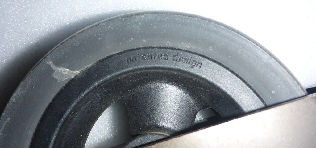 Lot of 2 QUICKIE 6 INCH CASTERS WITH FORKS USED GOOD CONDITION AS PHOTO