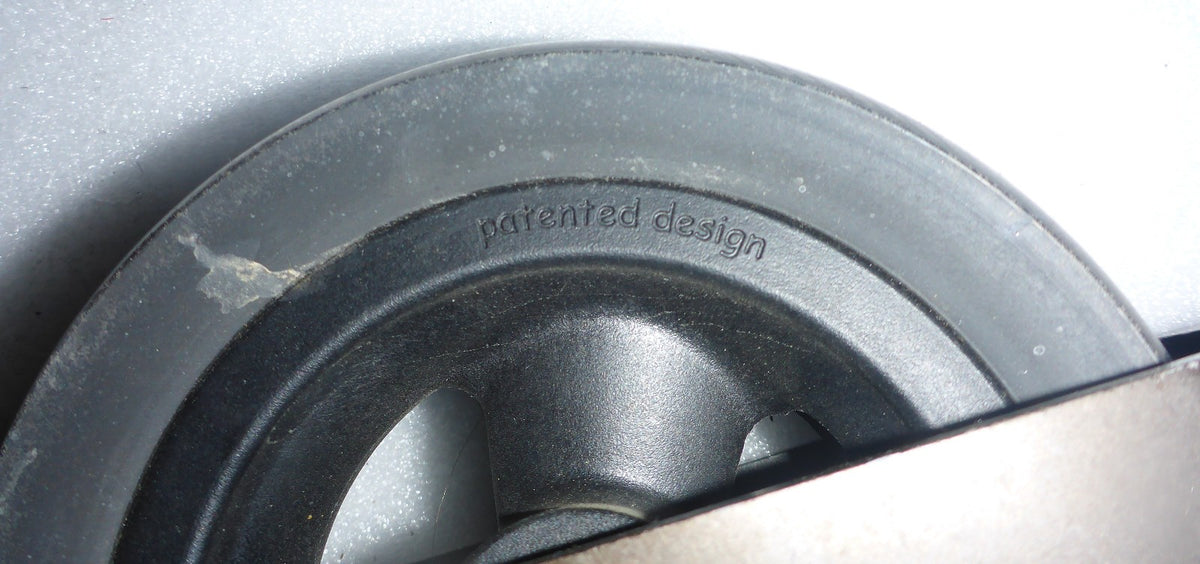 Lot of 2 QUICKIE 6 INCH CASTERS WITH FORKS USED GOOD CONDITION AS PHOTO
