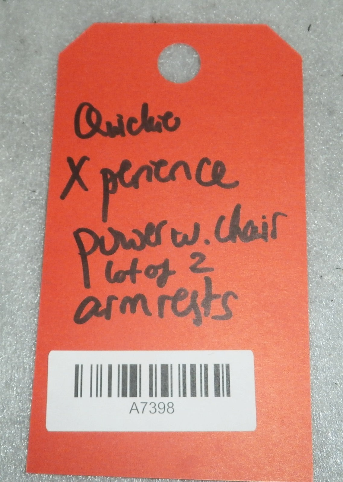 QUICKIE XPERIENCE WHEELCHAIR ARMREST GOOD CONDITION