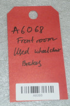 Wheel Locks Wheelchair Hand Brake Pull Push Assembly Pair Left Right