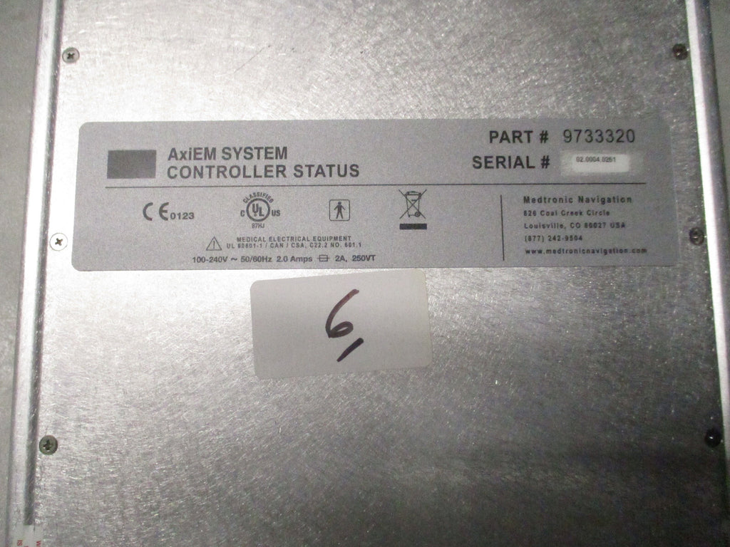 AXIEM SYSTEM CONTROLLER STSTUS PART NO 9733320 USED