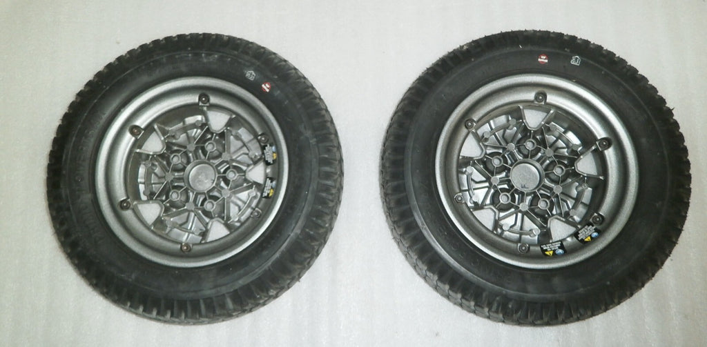 SET OF 2 POWER QUANTUM EDGE 2.0 WHEELCHAIR PRIMO POWERTRAX 3.00-8 VERY GOOD