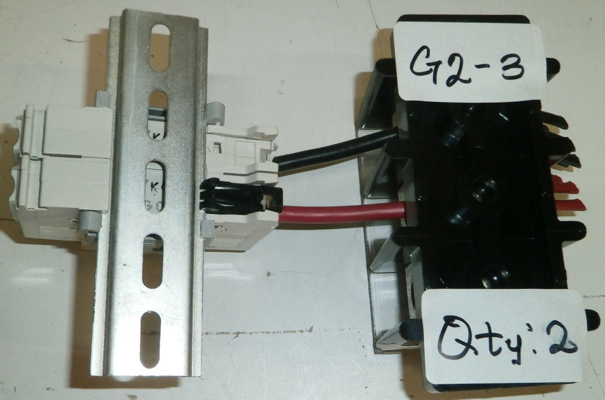 ABB 60A 10kA E212323 Circuit Breaker + BUSS 16021-3 Power Distribution Block