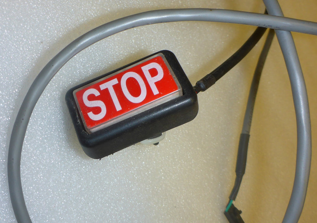 STAR TRAC TREAD MILL SWITCH AND EMERGENCY STOP SWITCH WITH PARTS USED GOOD
