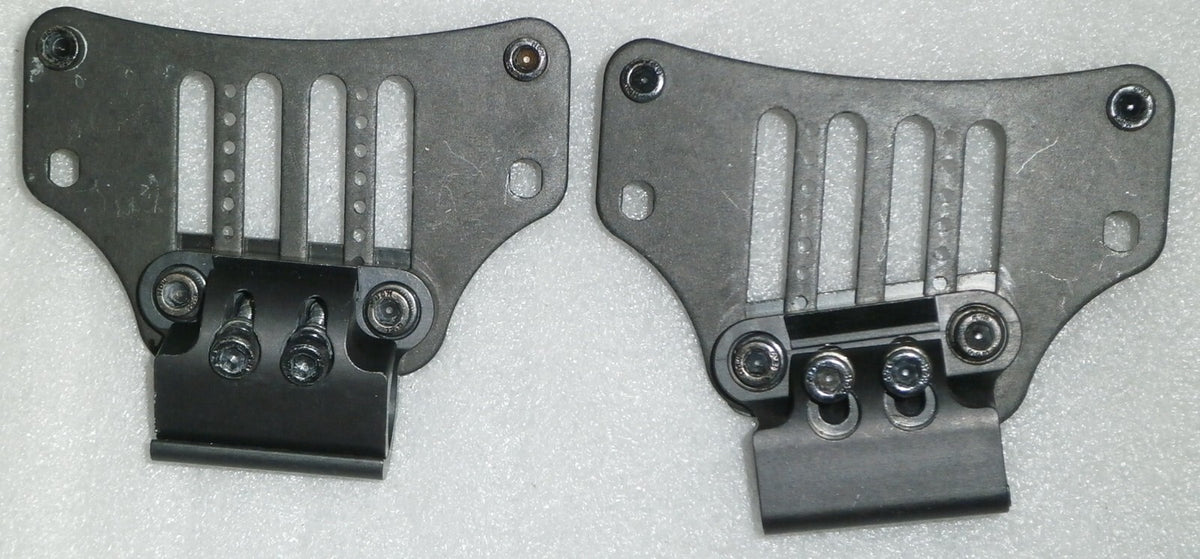 SET OF 2 WHEELCHAIR BACK SUPPORT BRACKET GOOD AS PICTURE
