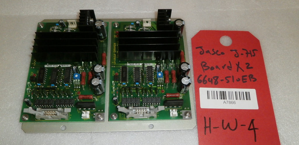 JASCO-J-715 BOARD 6648-510EB X2 USED GOOD CONDITION