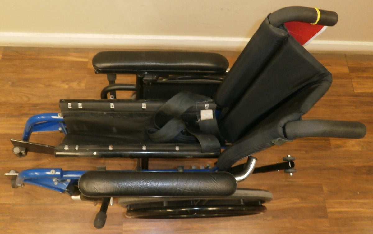 QUICKIE LX FOLDING WHEELCHAIR WITH SEAT WIDTH 13 INCH GOOD CONDITION