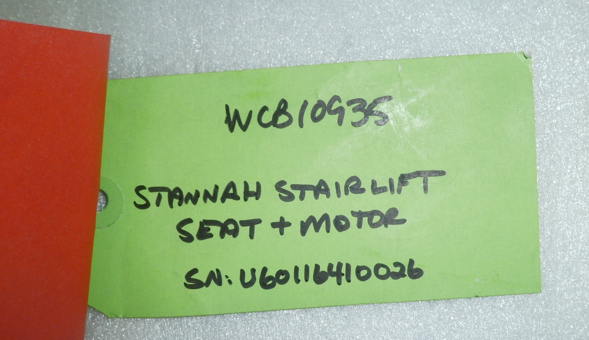 STANNAH STAIRLIFT MOTOR TYPE TW03-1-060-VW-DG PMDC-415 USED GOOD CONDITION