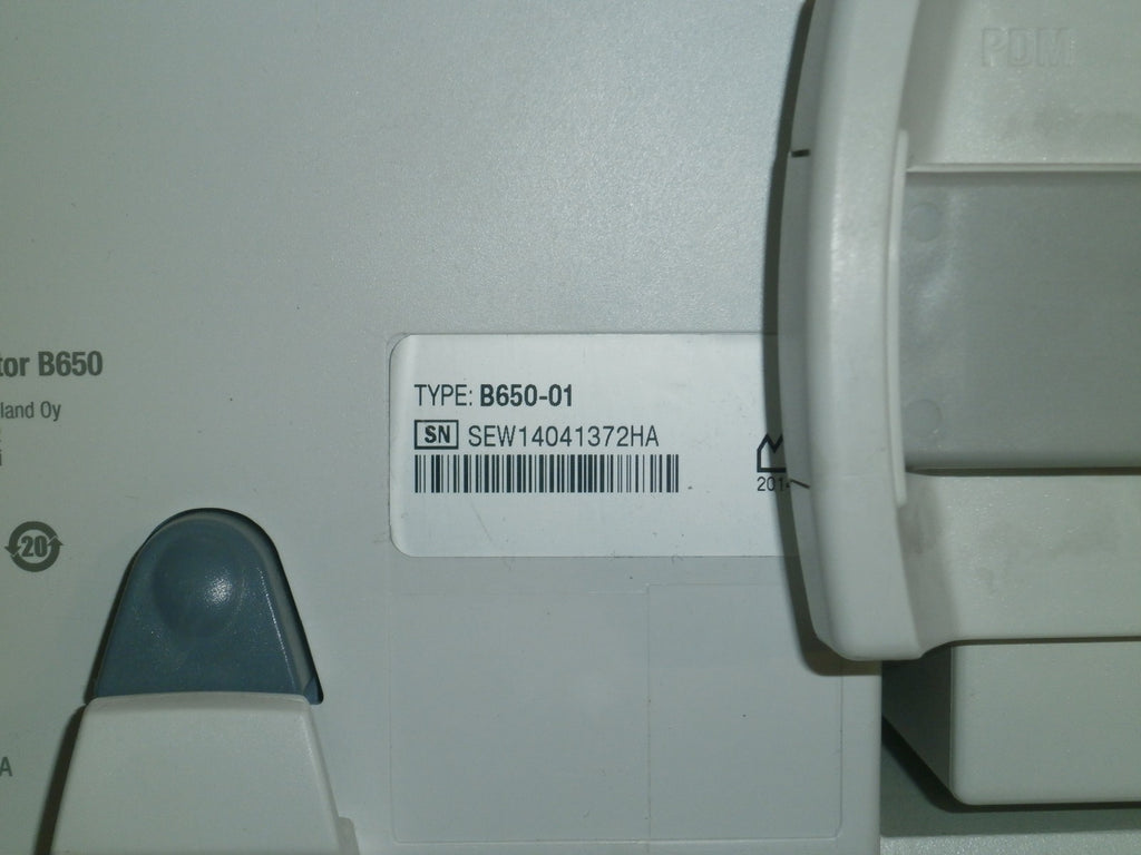 GE Healthcare CARESCAPE B650 Monitor - 6ICU, 6NIC Profiles