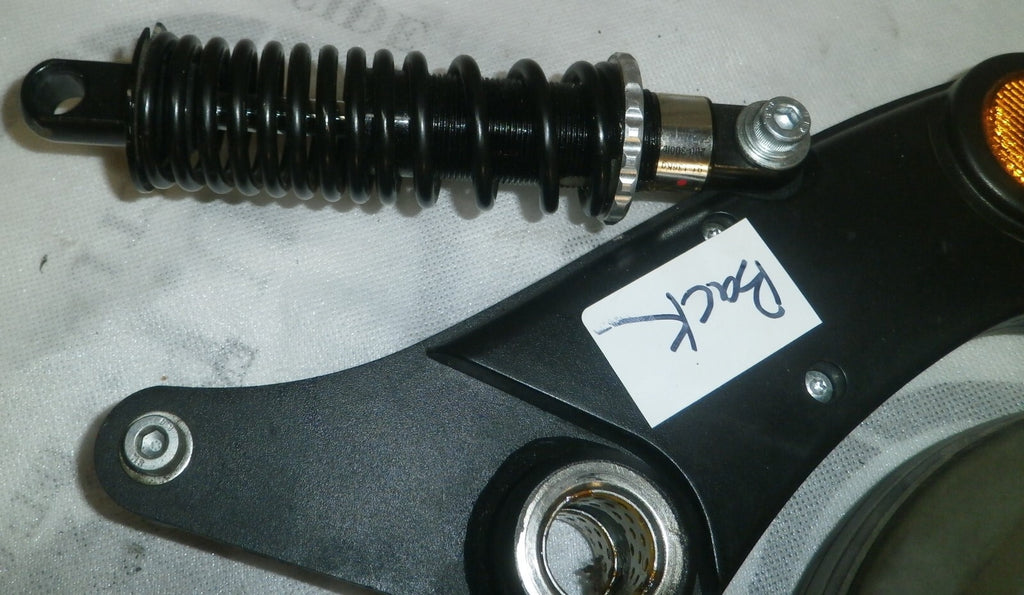 Set of 2 Permobil M300 Parts Back Caster Frames with Absorber as Photo