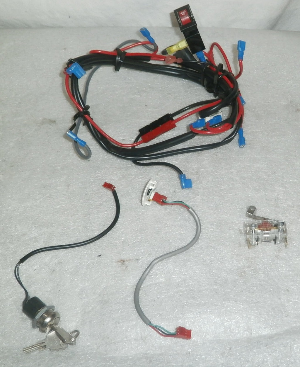 BRUNO SRE-3000/ SRE3050 MAIN SWITCH CABLES W/ POWER SWITCH KEYS & PUSH BUTTON