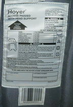 HOYER ACCESS PADDED SLING WITH HEAD SUPPORT M SIZE VERY GOOD CONDITION