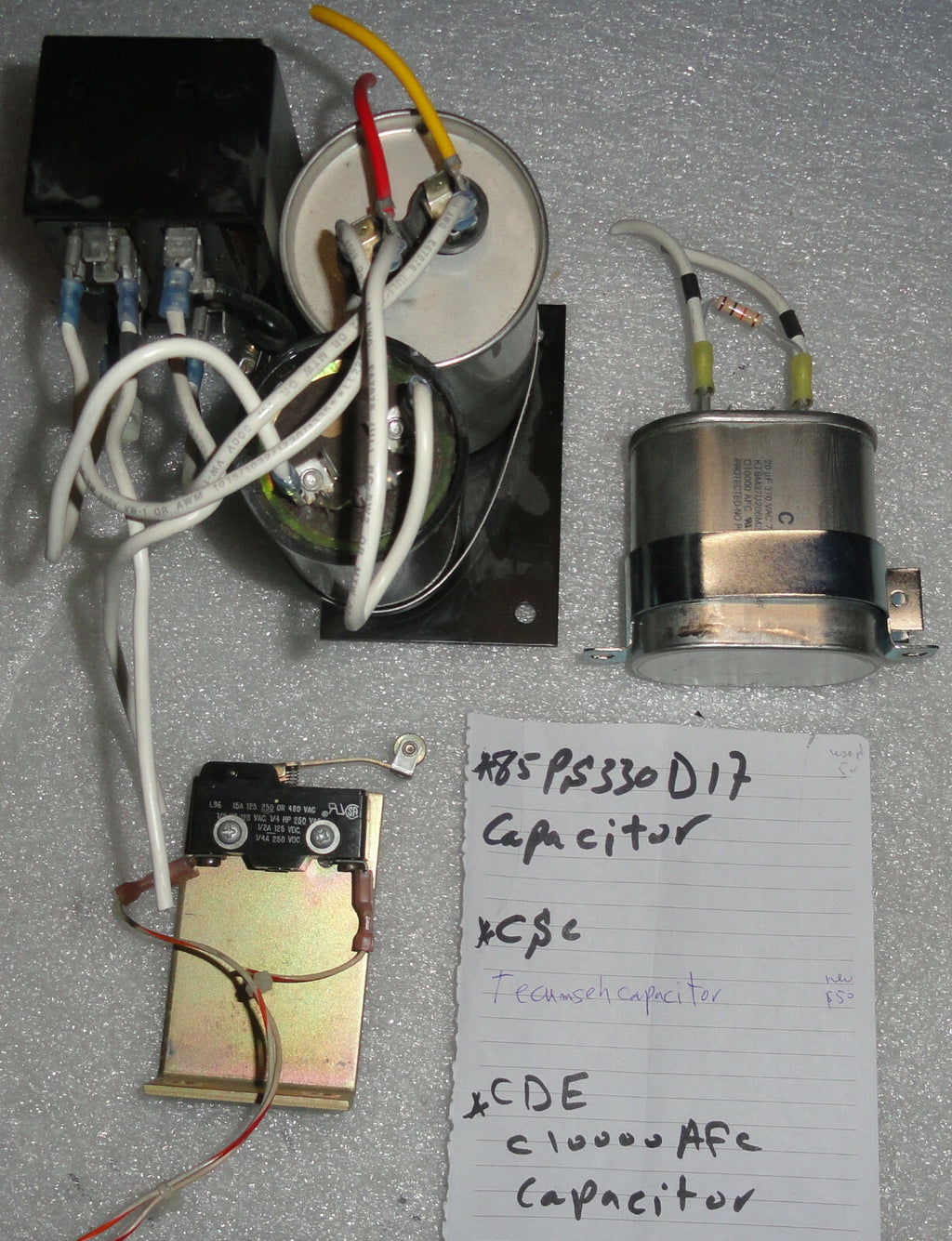 BECKMAN J-6B CENTRIFUGE PARTS