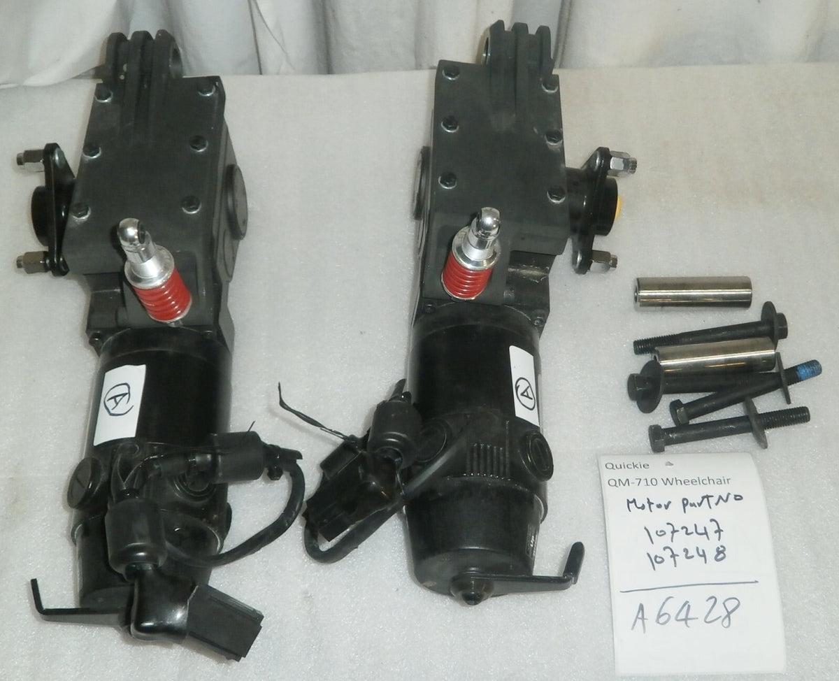 Left & Right Motors for Quickie Sunrise Pulse 6 Power Wheelchair 107247 / 107248