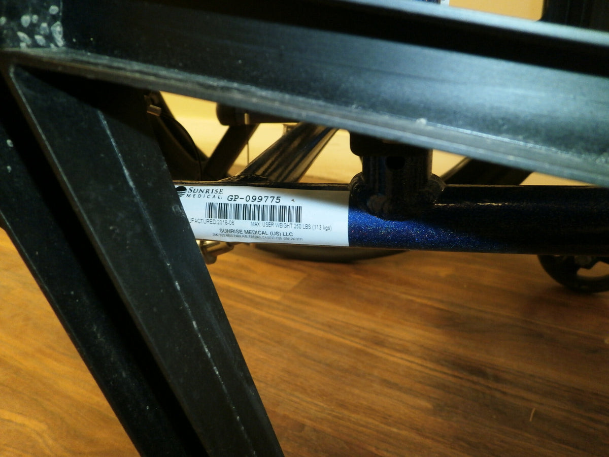 QUICKIE GP RIGID WHEELCHAIR LIGHT WEIGHT SEAT WIDTH 12 INCH VERY GOOD CONDITION