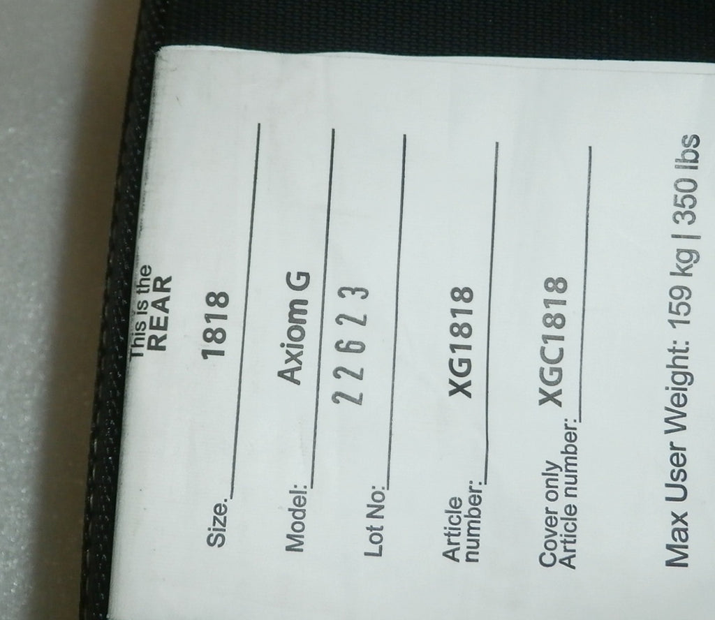 KI MOBILITY AXIOM G WHEELCHAIR CUSHION XG 18X18X4 INCH GOOD CONDITION