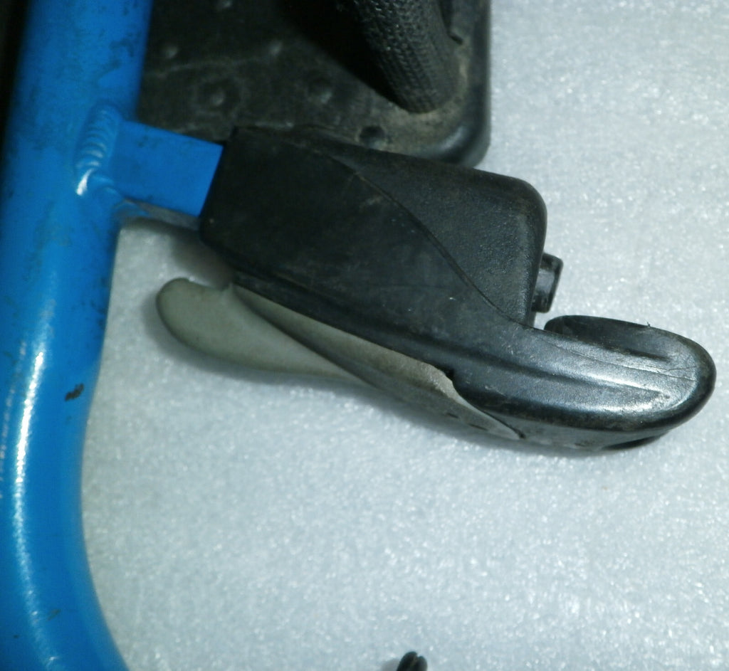 SET OF WHEELCHAIR FOOT REST Good CONDITION WITH MOUNT PLATES