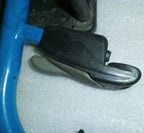 SET OF WHEELCHAIR FOOT REST Good CONDITION WITH MOUNT PLATES