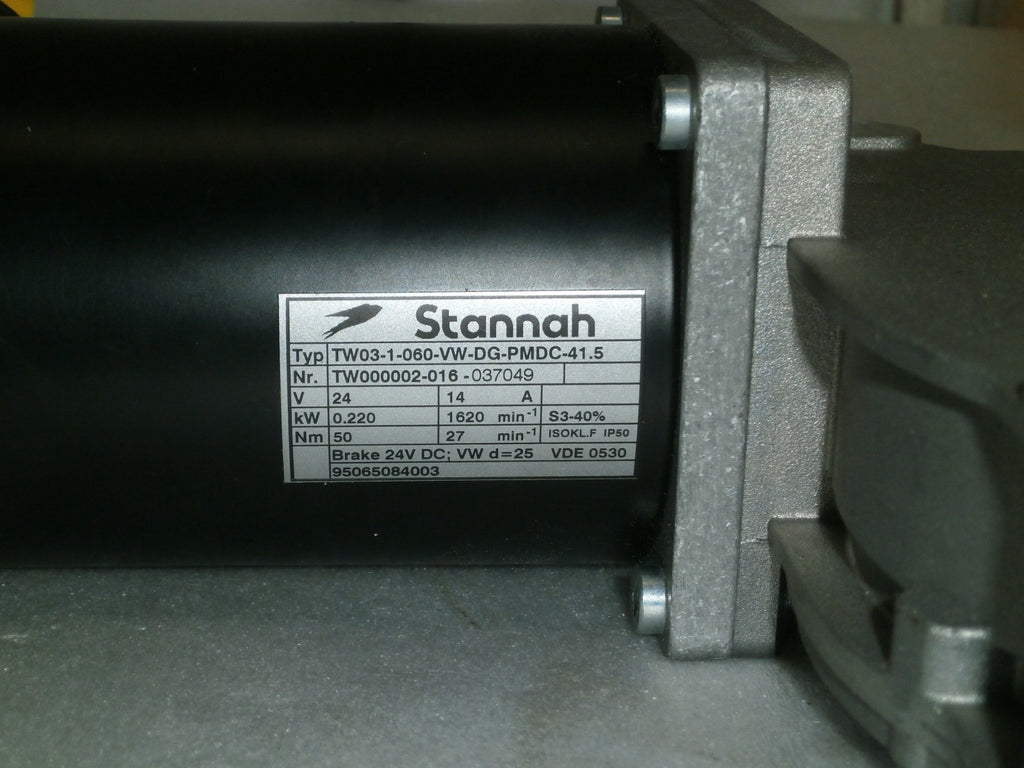 STANNAH STAIRLIFT MOTOR TYPE TW03-1-060-VW-DG PMDC-415 USED GOOD CONDITION