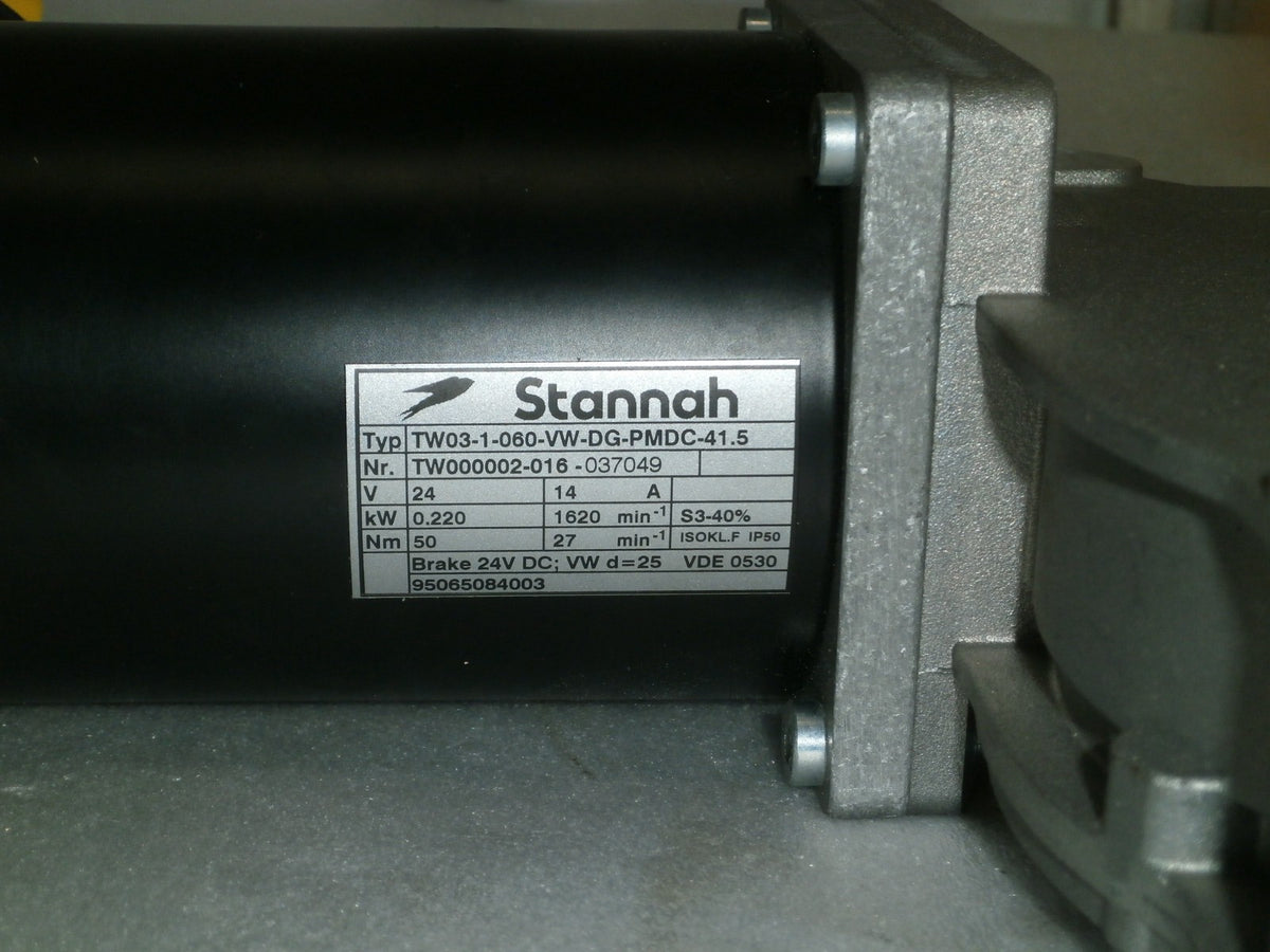 STANNAH STAIRLIFT MOTOR TYPE TW03-1-060-VW-DG PMDC-415 USED GOOD CONDITION