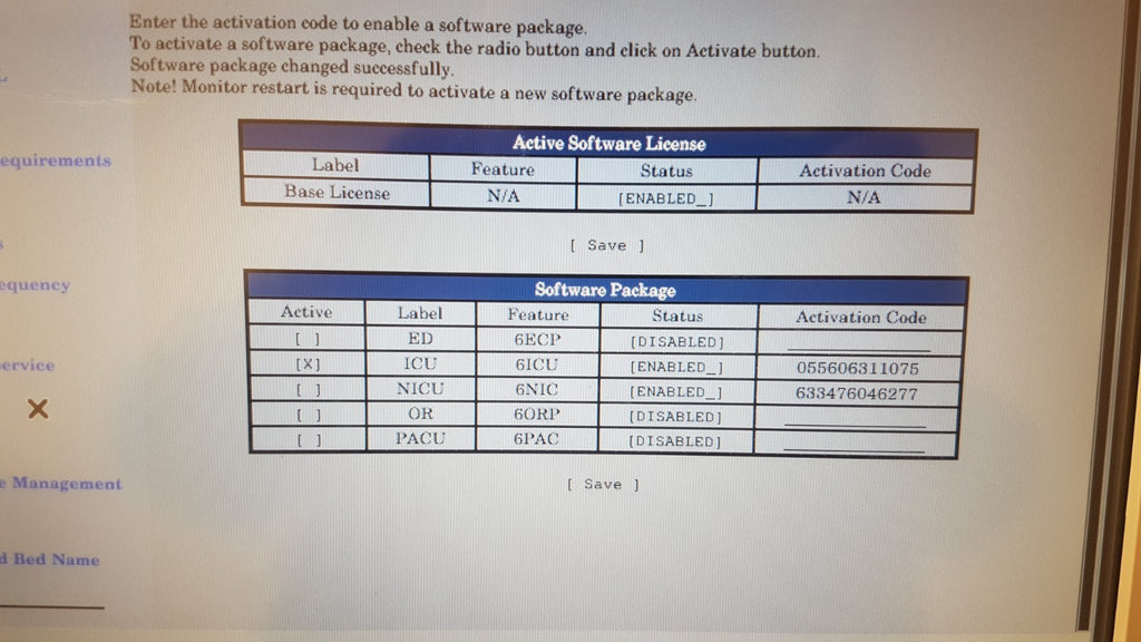 GE Healthcare CARESCAPE B650 - 6ICU, 6NIC Monitor