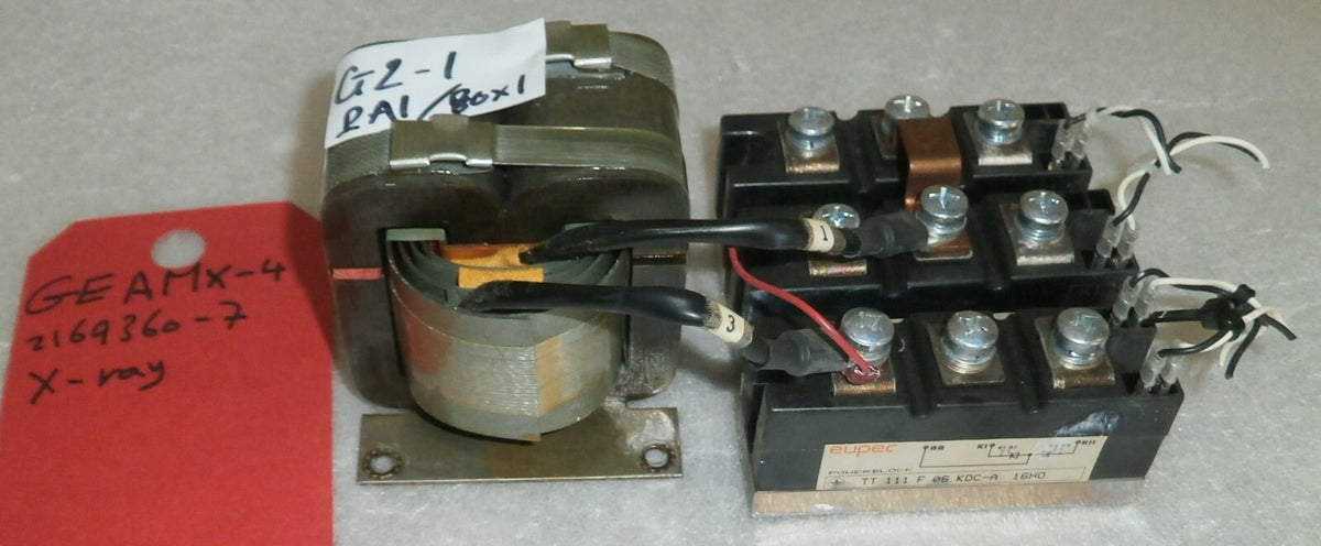CONTROL MODULE 46-154008G10 & Power Semiconductors TT111F06 From GE AMX4 X-RAY