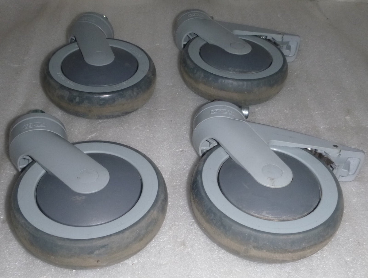 LOT 4 OF GE MAC5500 HD WHEELS Casters 125 X 32 USA MADE